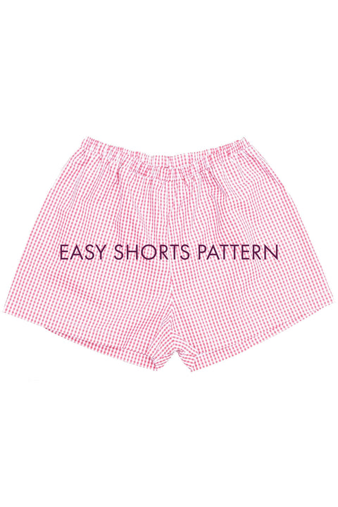 An Entry Level Sewing Project. The Easy Shorts Pattern.