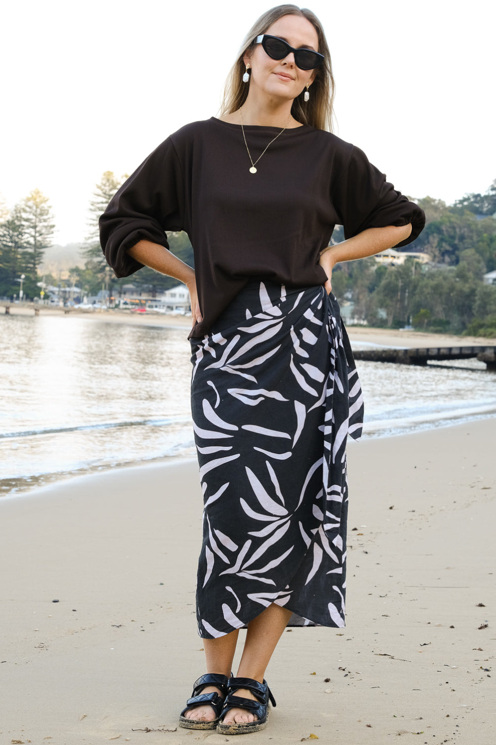 Ericka Wrap Skirt Sewing Pattern – Swim Style Patterns