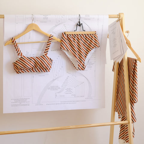 High Waist COllective Bikini Sewing Pattern