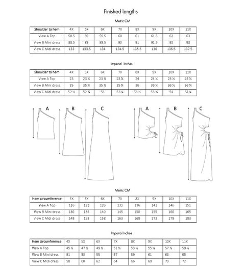 Therese Dress and Top Sewing Pattern