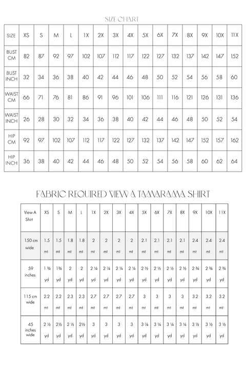 The Tamarama Set Sewing Pattern