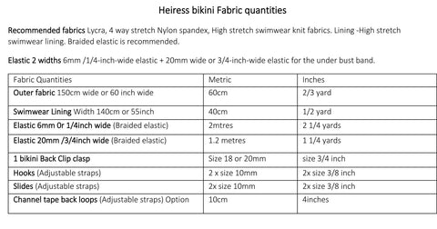 Bikini Heiress Bikini Sewing Pattern Swim Style Patterns
