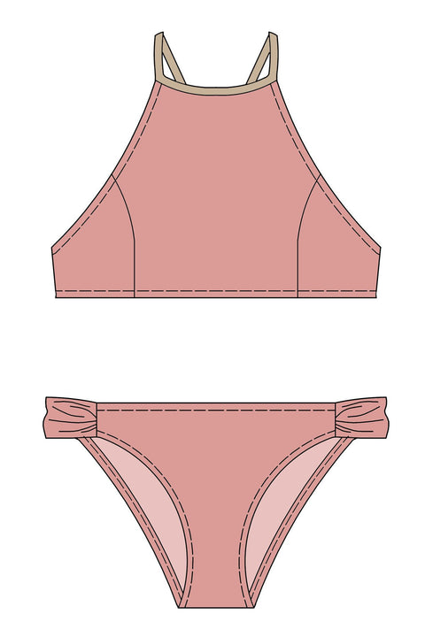 Indigo Ruche Bikini Sewing Pattern Swim Style Patterns