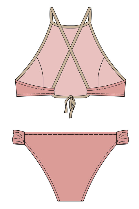 Indigo Ruche Bikini Sewing Pattern Swim Style Patterns