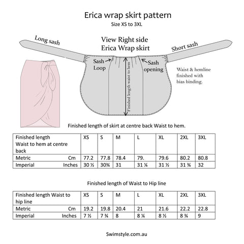 Ericka Wrap Skirt Sewing Pattern