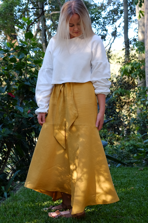 Midi Flare & Tiered Skirt Sewing Pattern